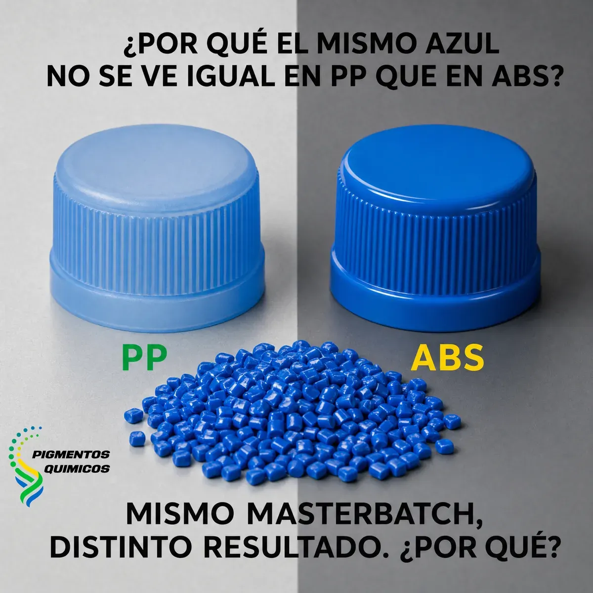 Why Does the Same Blue Look Different in PP vs. ABS?