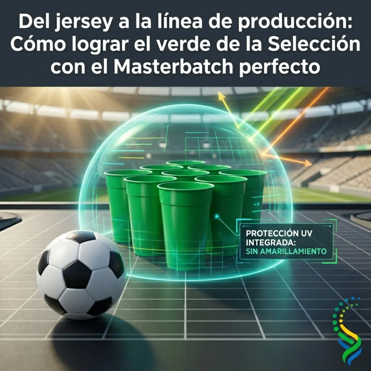 ¿Cómo lograr el verde de la Selección con el Masterbatch perfecto?